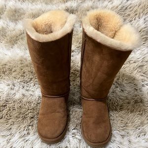 UGG Bailey Bow II Suede Tall Water-Resistant Cold Weather Boots